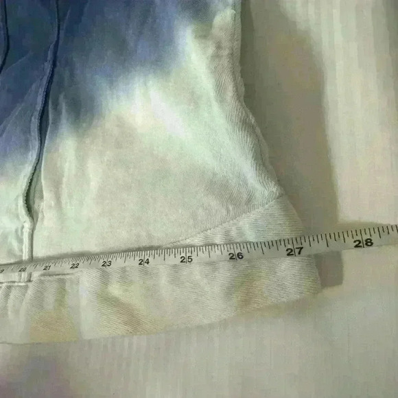 Ombré Jean Jacket 3X  Coastal Chic Navy White Nautical Vibes Soft Mermaidcore - Picture 4 of 10